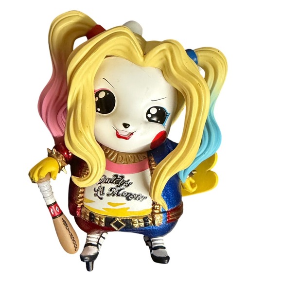Other - Pokemon Pikachu Harley Quinn Figure Mashup Suicide Squad Cosplay Action Figure
